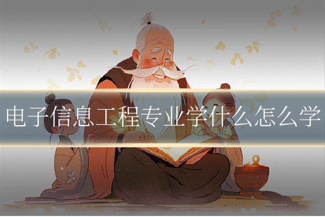 电子信息工程专业学什么怎么学