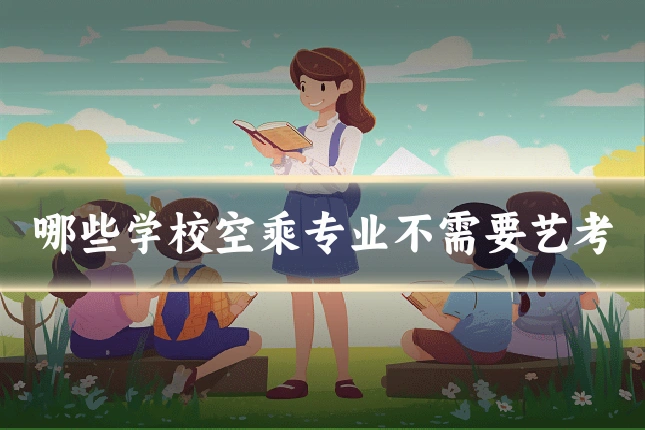 哪些学校空乘专业不需要艺考
