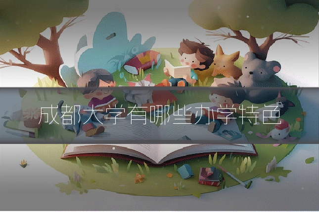 成都大学有哪些办学特色