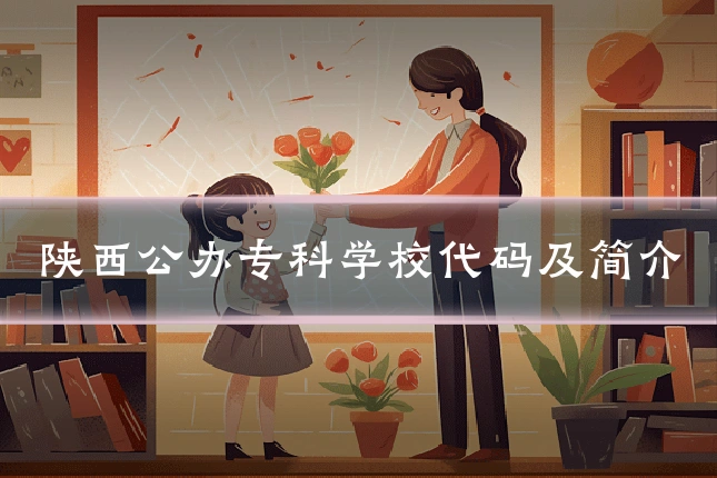 陕西公办专科学校代码及简介