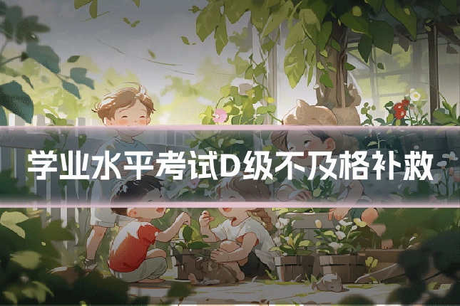 学业水平考试D级不及格补救