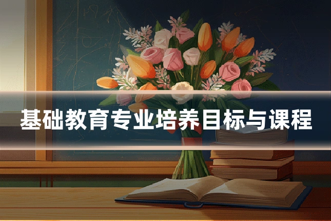 基础教育专业培养目标与课程