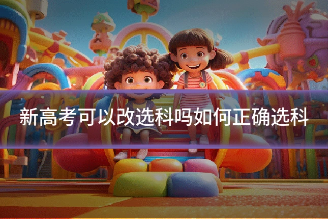 新高考可以改选科吗如何正确选科