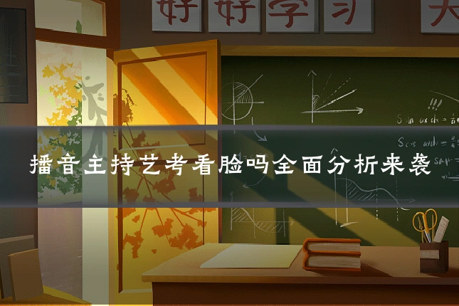 播音主持艺考看脸吗全面分析来袭