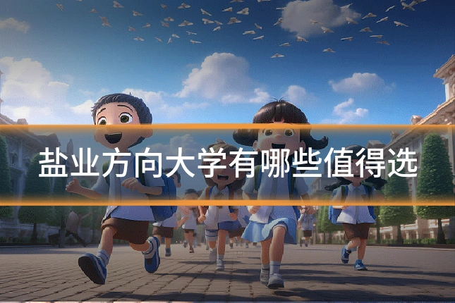 盐业方向大学有哪些值得选