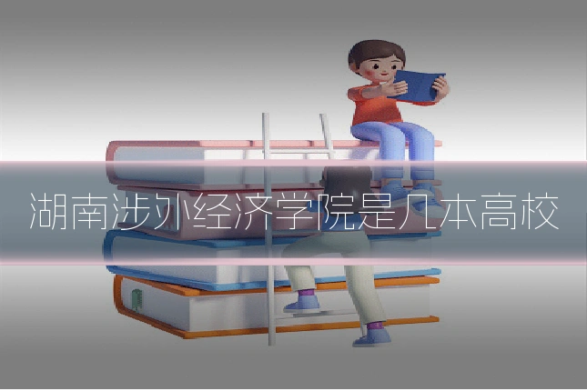 湖南涉外经济学院是几本高校