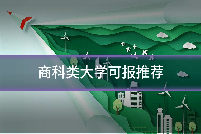 商科类大学可报推荐