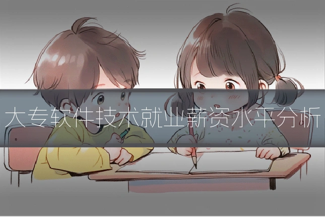 大专软件技术就业薪资水平分析