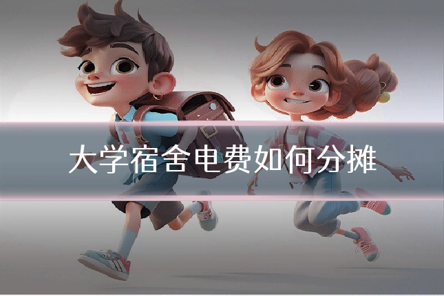 大学宿舍电费如何分摊