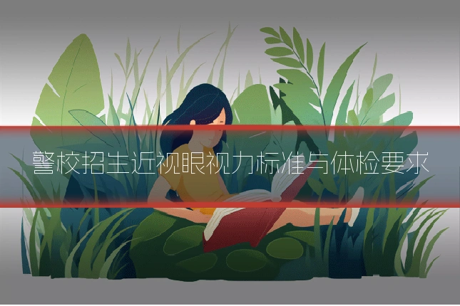 警校招生近视眼视力标准与体检要求