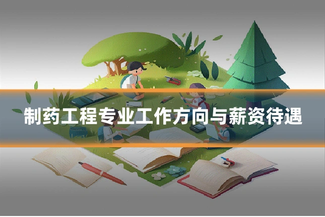 制药工程专业工作方向与薪资待遇