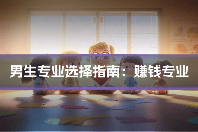 男生专业选择指南：赚钱专业