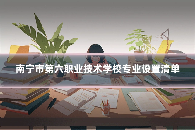 南宁市第六职业技术学校专业设置清单