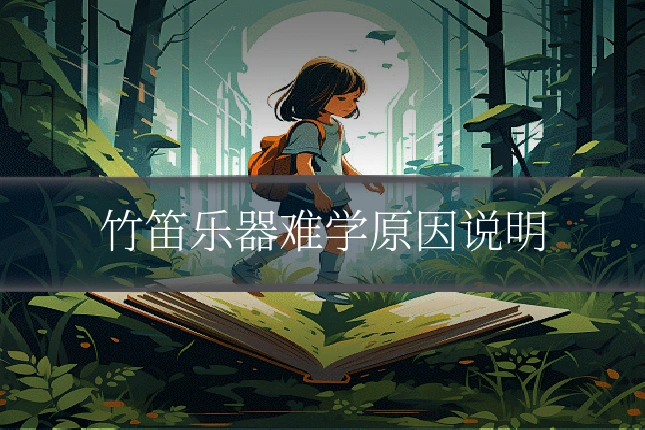 竹笛乐器难学原因说明