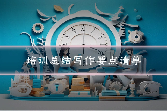 培训总结写作要点清单