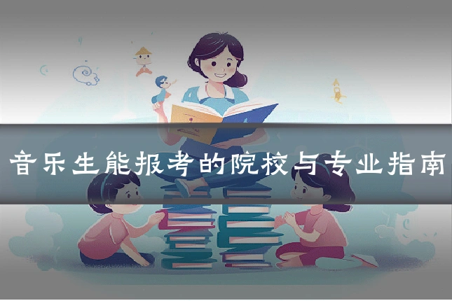 音乐生能报考的院校与专业指南