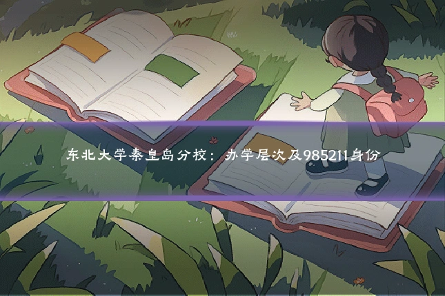 东北大学秦皇岛分校：办学层次及985211身份