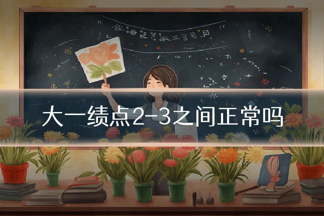 大一绩点2-3之间正常吗