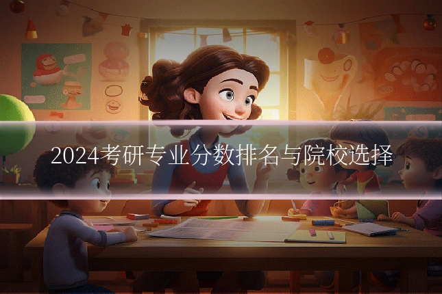 2024考研专业分数排名与院校选择