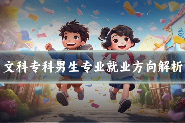 文科专科男生专业就业方向解析