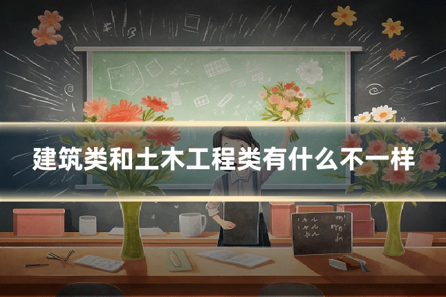 建筑类和土木工程类有什么不一样