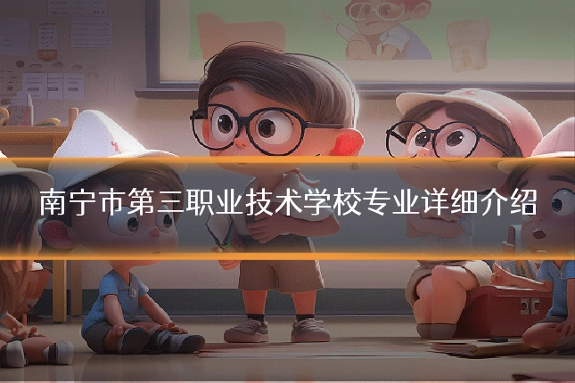 南宁市第三职业技术学校专业详细介绍