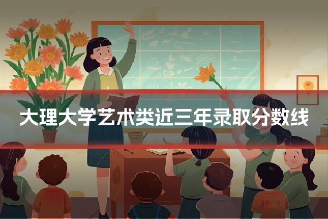 大理大学艺术类近三年录取分数线