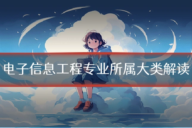 电子信息工程专业所属大类解读