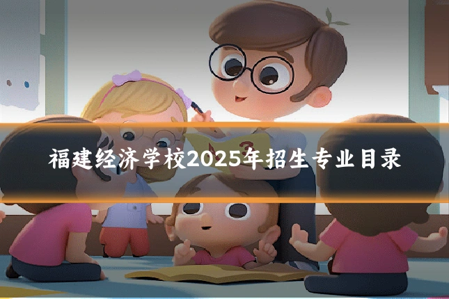 福建经济学校2025年招生专业目录