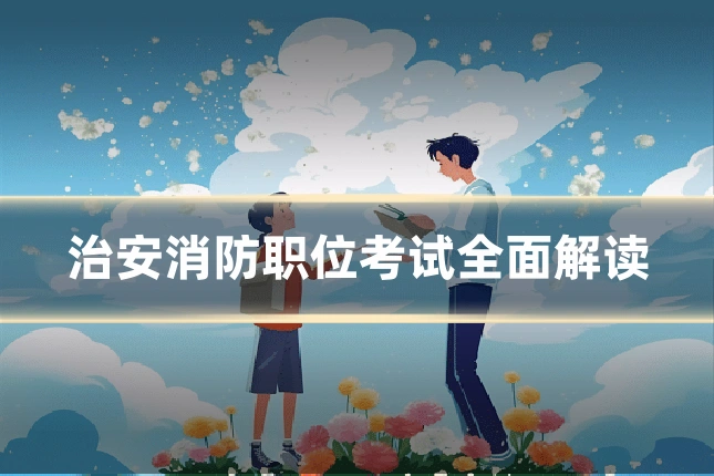 治安消防职位考试全面解读