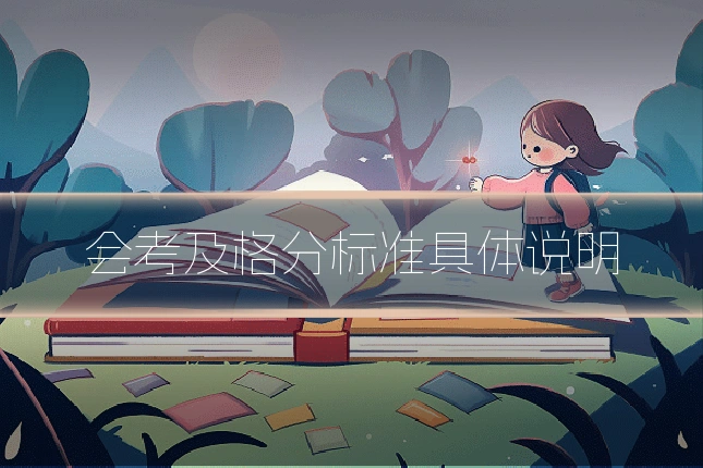 会考及格分标准具体说明
