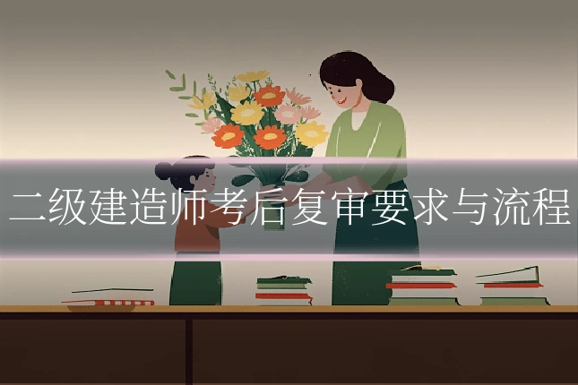 二级建造师考后复审要求与流程