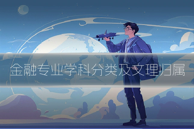 金融专业学科分类及文理归属