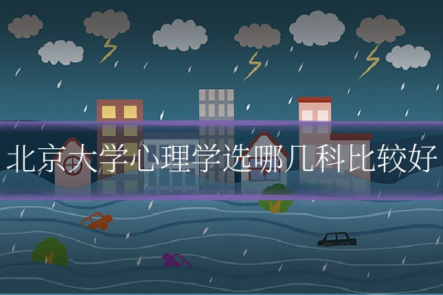 北京大学心理学选哪几科比较好