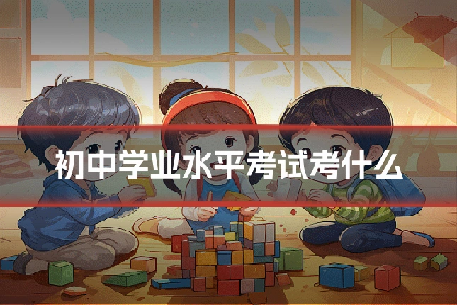 初中学业水平考试考什么