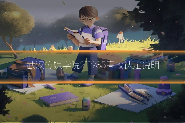 武汉传媒学院211985高校认定说明