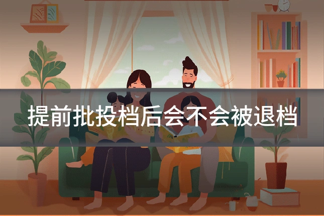 提前批投档后会不会被退档
