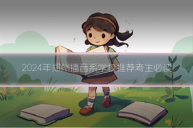 2024年郑州播音系学校推荐考生必读