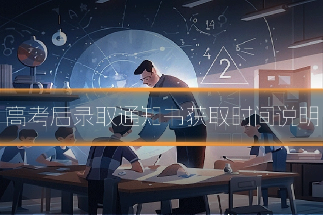 高考后录取通知书获取时间说明