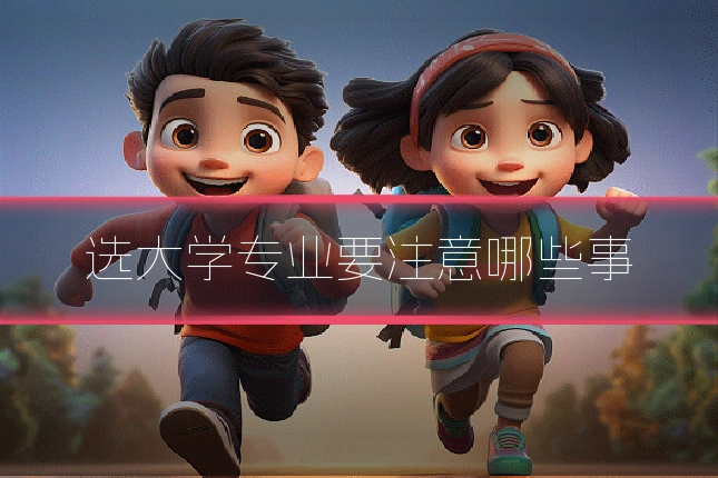 选大学专业要注意哪些事
