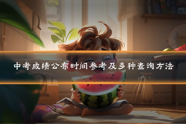 中考成绩公布时间参考及多种查询方法