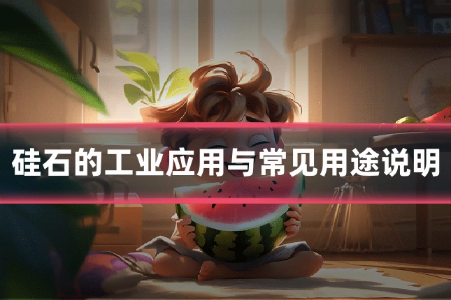 硅石的工业应用与常见用途说明