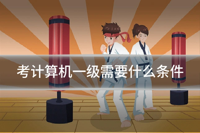 考计算机一级需要什么条件