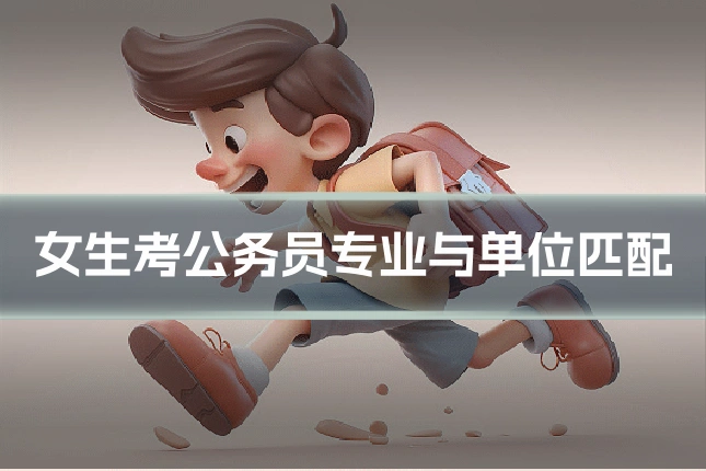 女生考公务员专业与单位匹配