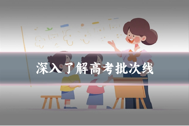 深入了解高考批次线