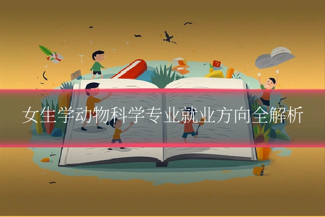 女生学动物科学专业就业方向全解析