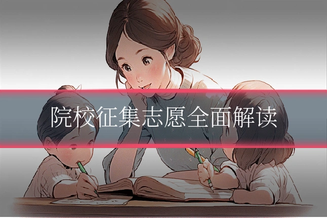 院校征集志愿全面解读