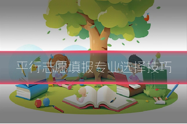 平行志愿填报专业选择技巧