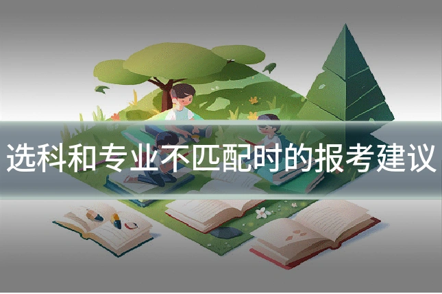 选科和专业不匹配时的报考建议