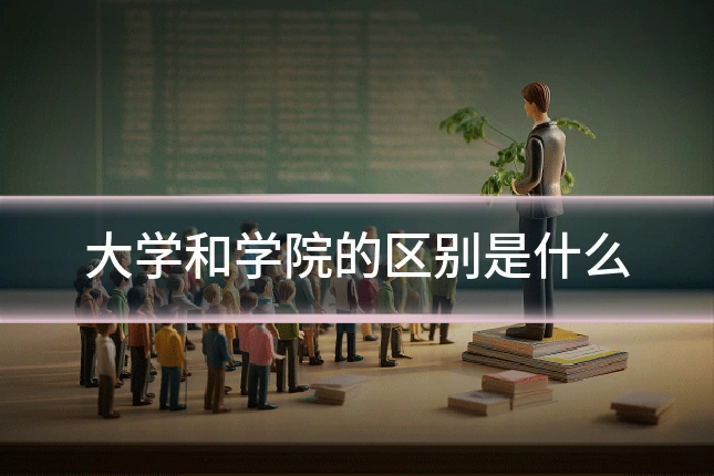 大学和学院的区别是什么